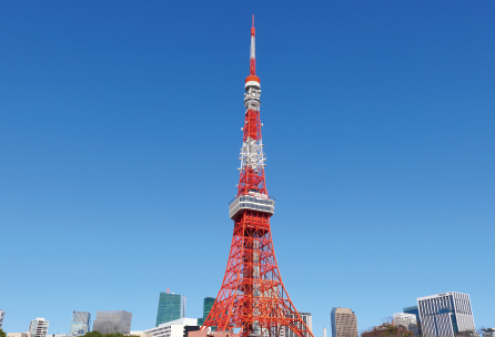 東京タワーを見ながら巡る芝公園コース